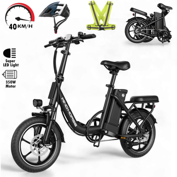 Wind Horse W2B Folding Electric Bike - Image 3
