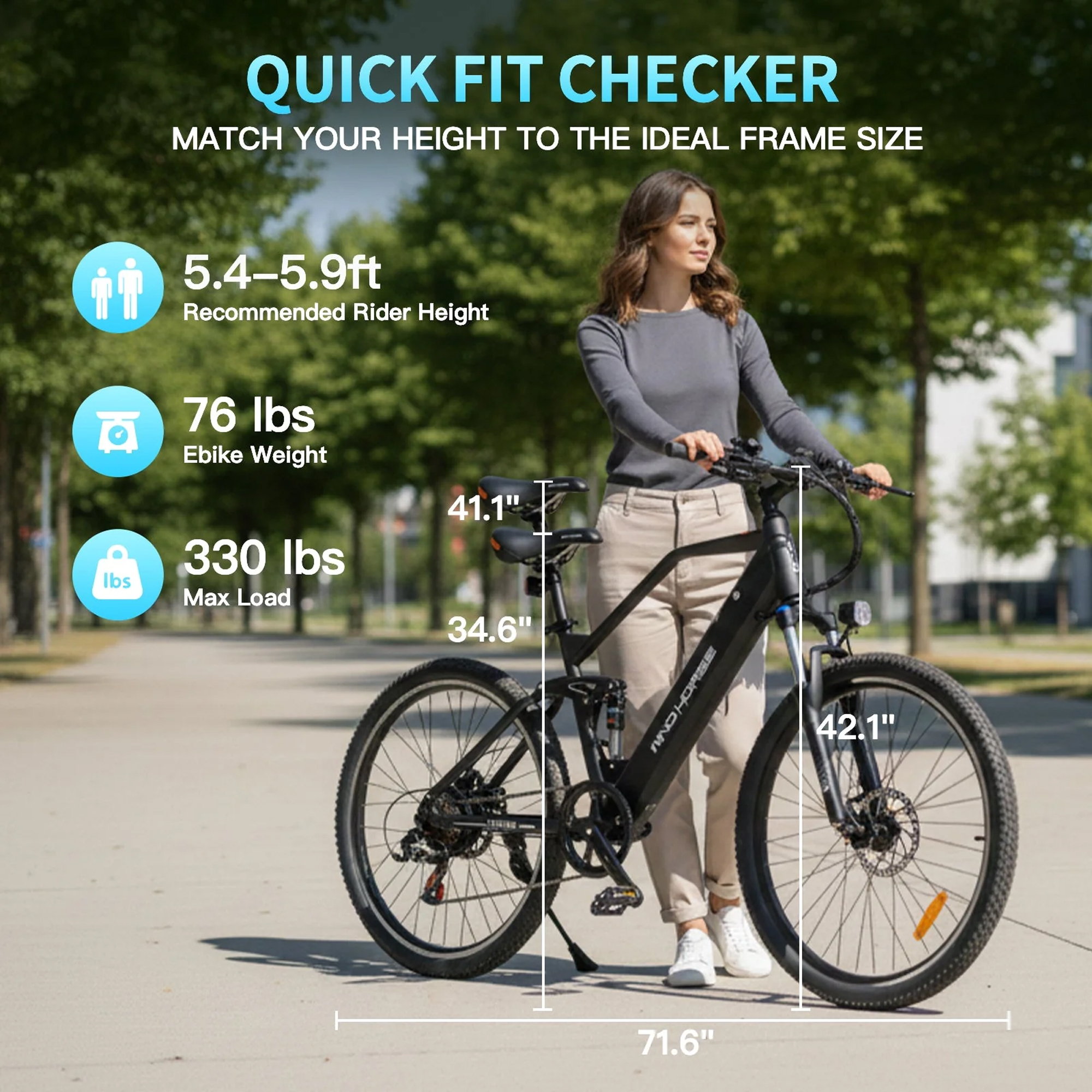 F3 Electric Mountain Bike 500W - Image 8