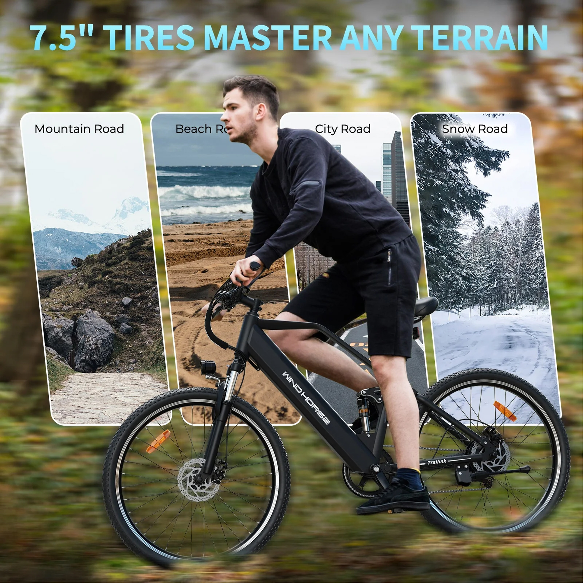 F3 Electric Mountain Bike 500W - Image 7