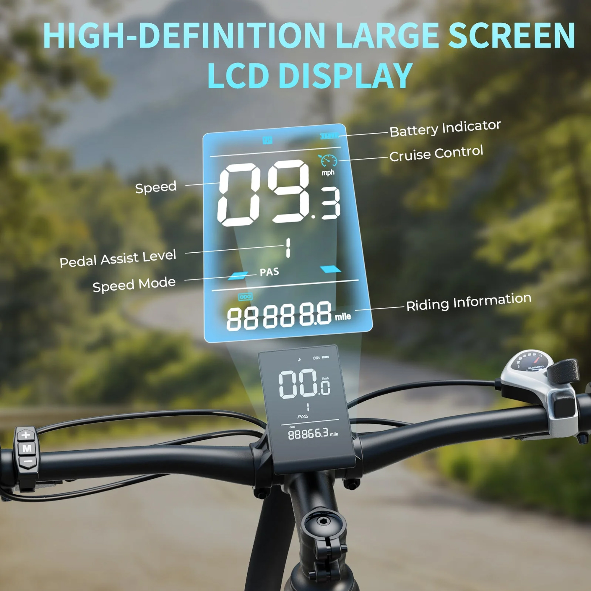 F3 Electric Mountain Bike 500W - Image 6