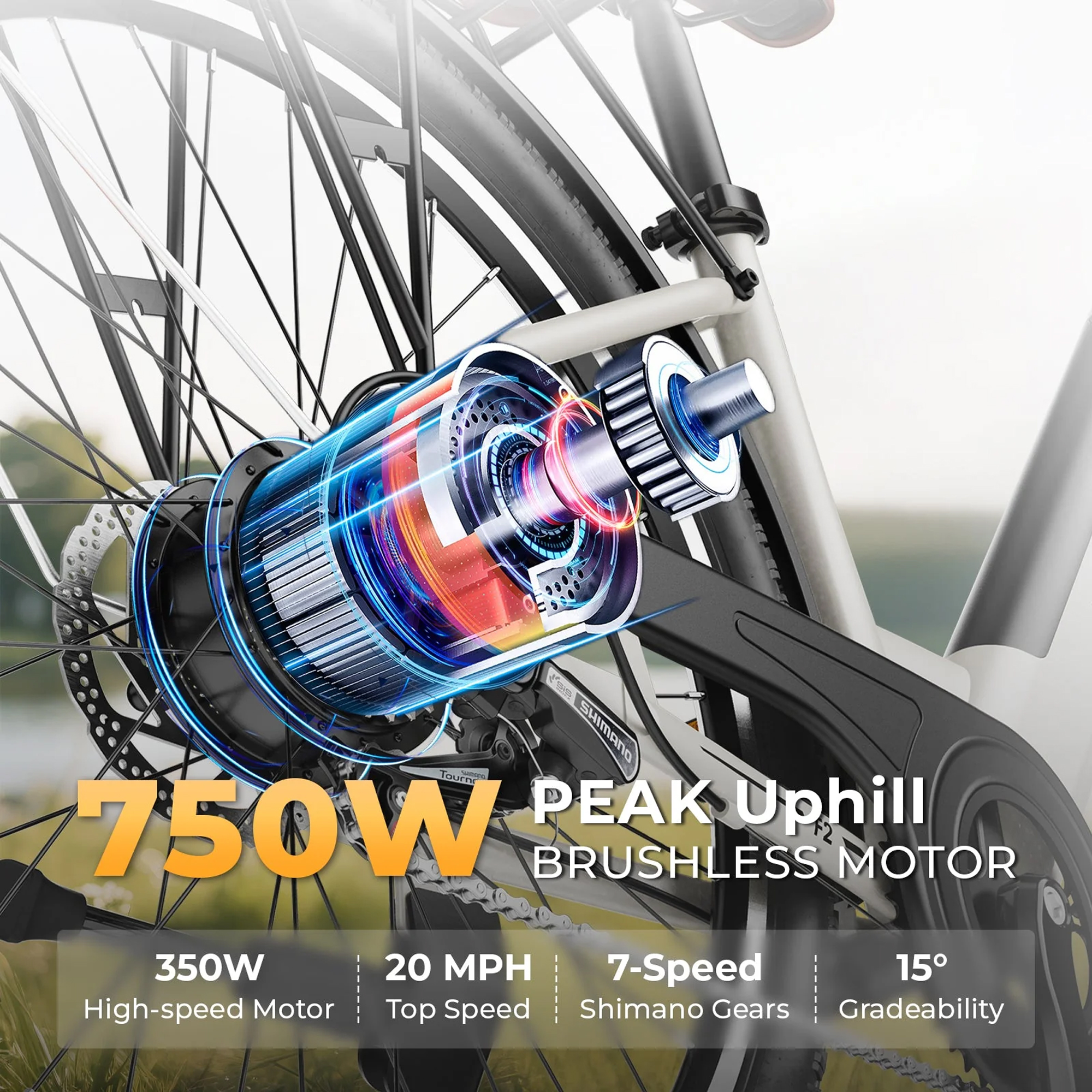 Wind Horse F2 Electric Bike for Adults - Image 6