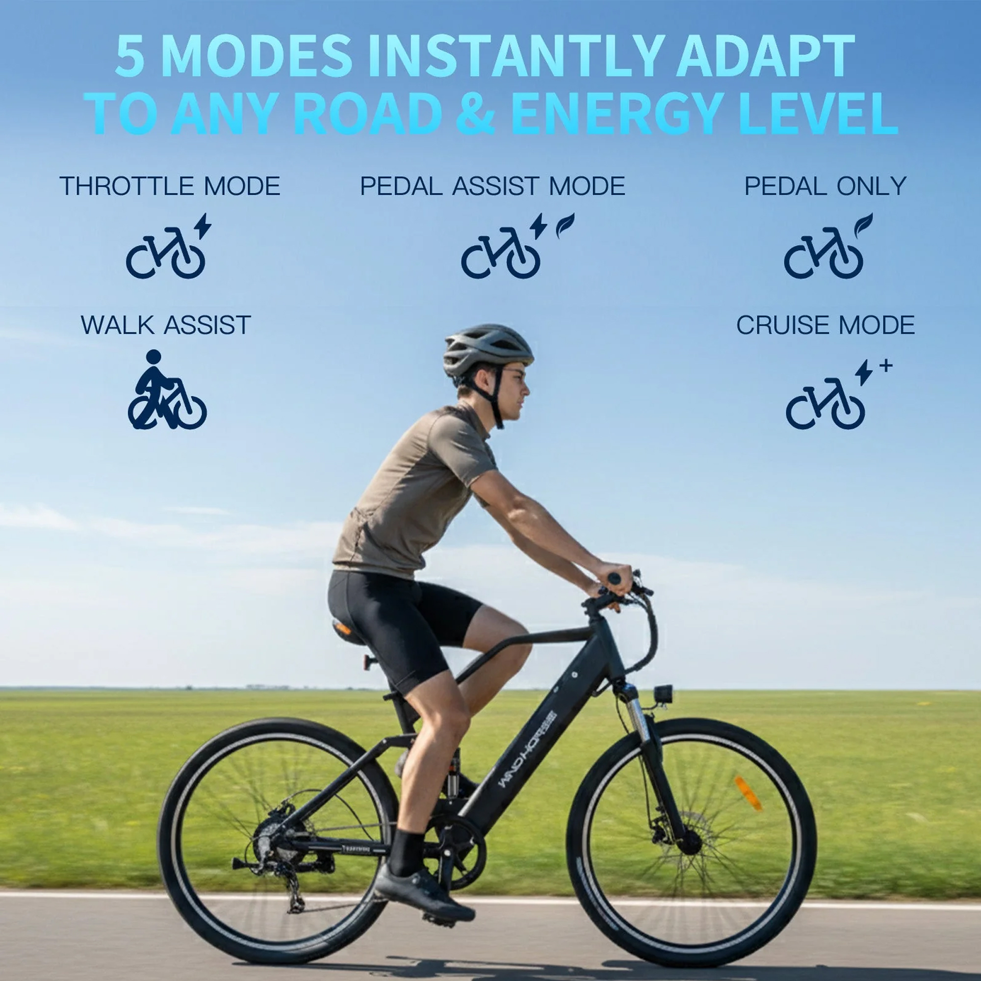 F3 Electric Mountain Bike 500W - Image 5