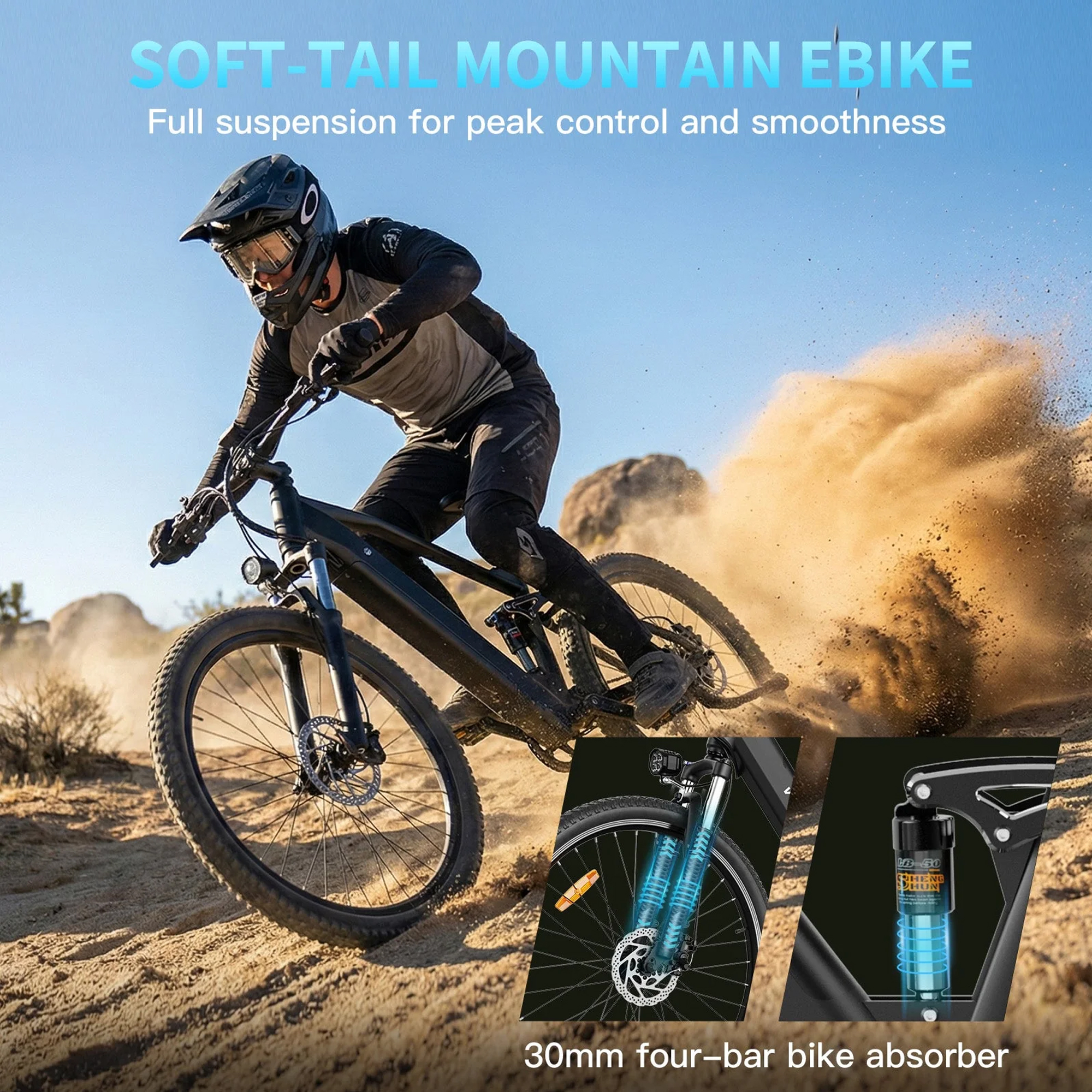 F3 Electric Mountain Bike 500W - Image 4