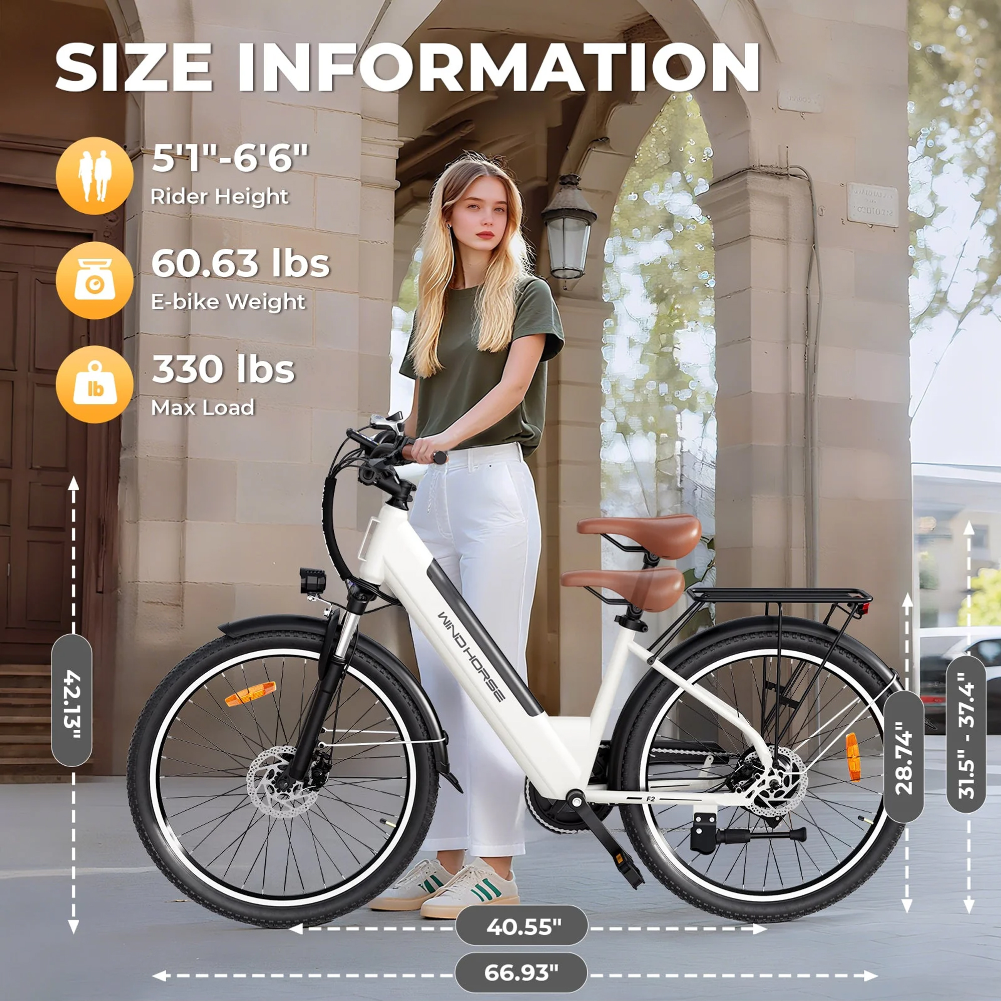 Wind Horse F2 Electric Bike for Adults - Image 10