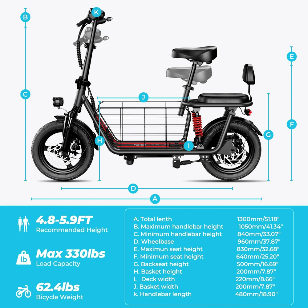 C3 Electric Scooter 850W - Image 11
