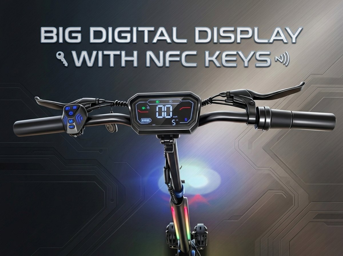 H7 Folding Electric Scooter 1500W - Image 11