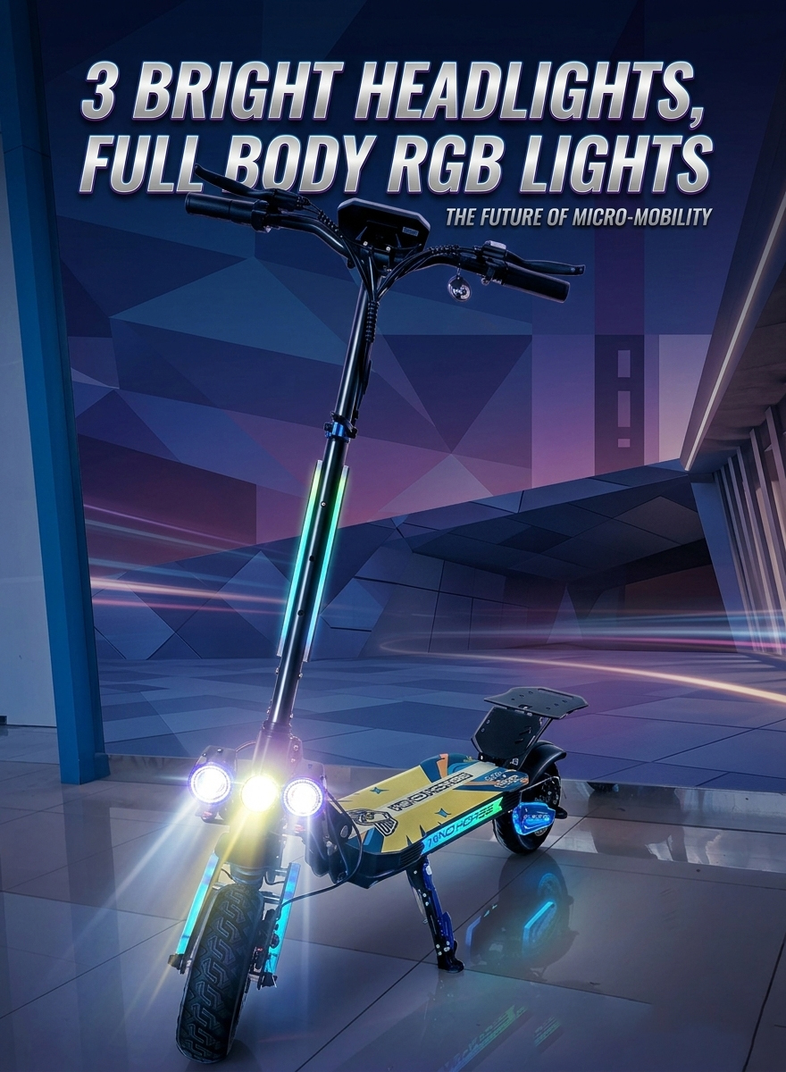 H7 Folding Electric Scooter 1500W - Image 6