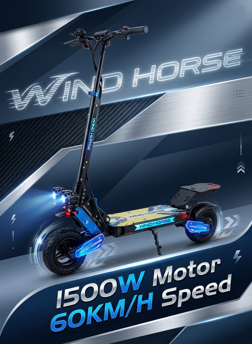 H7 Folding Electric Scooter 1500W - Image 7