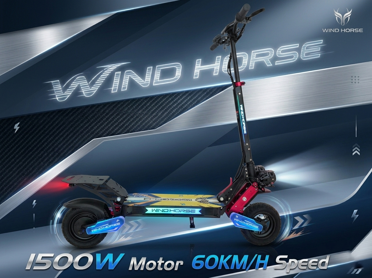 H7 Folding Electric Scooter 1500W - Image 14