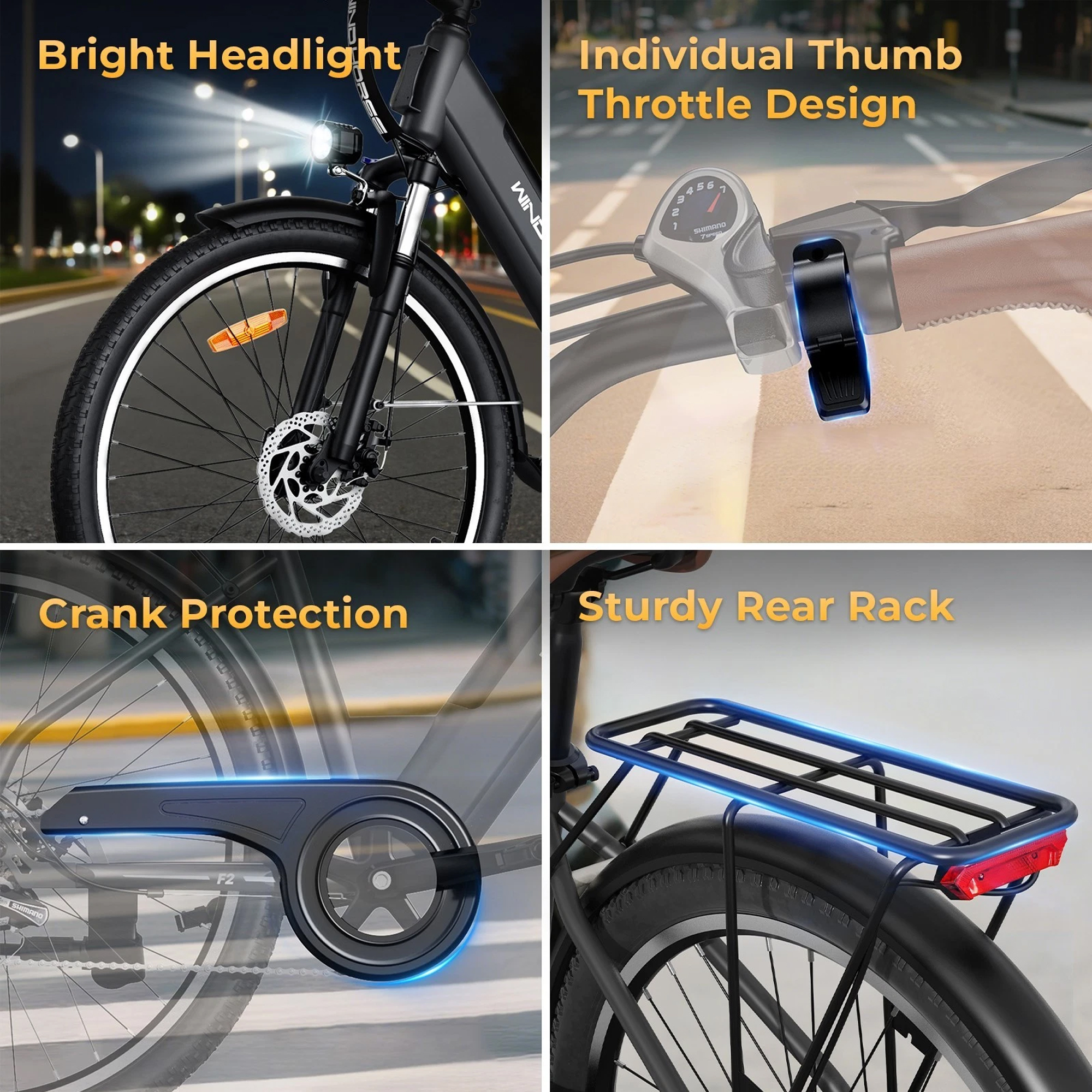 F2 Electric Bike 350W - Image 9