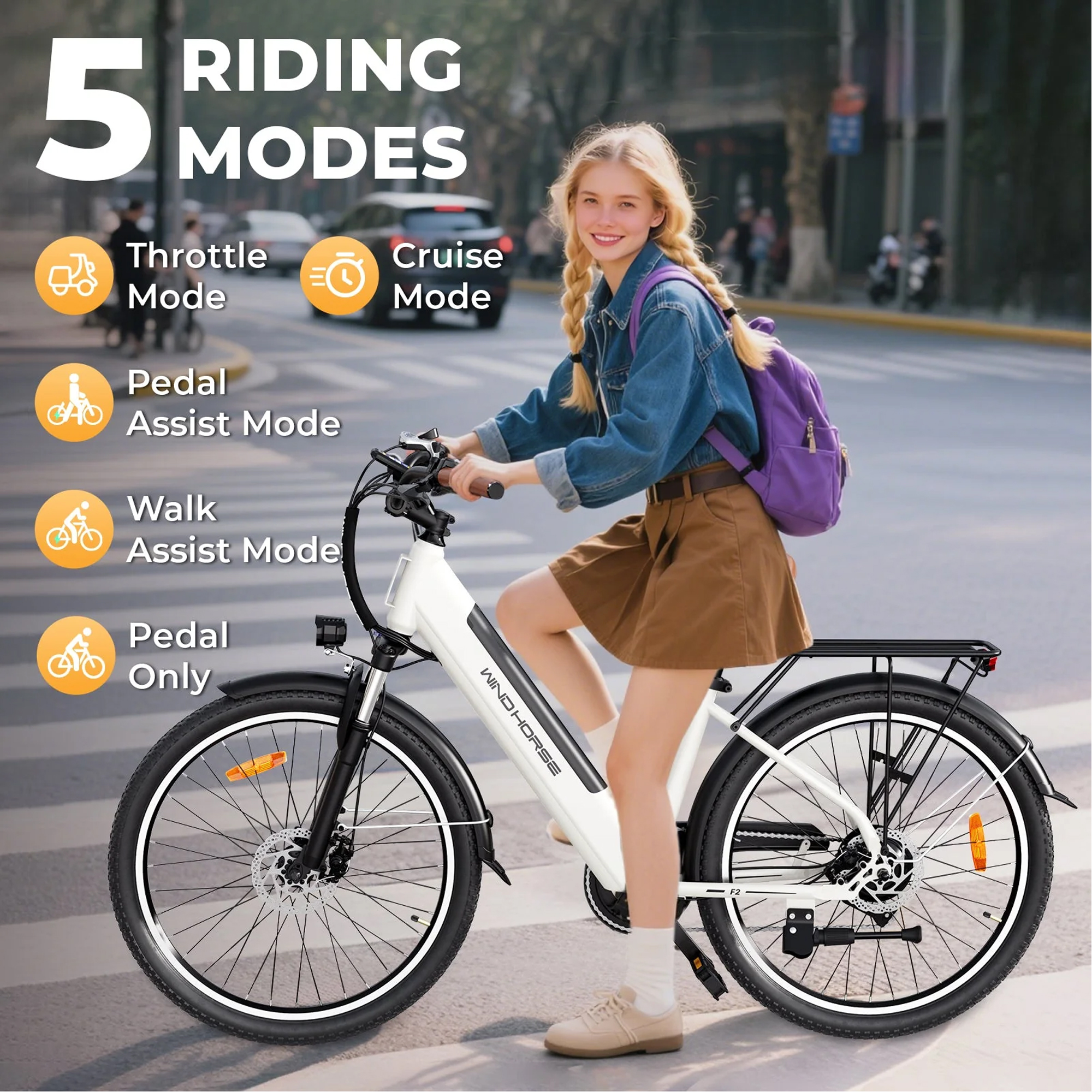 F2 Electric Bike 350W - Image 20