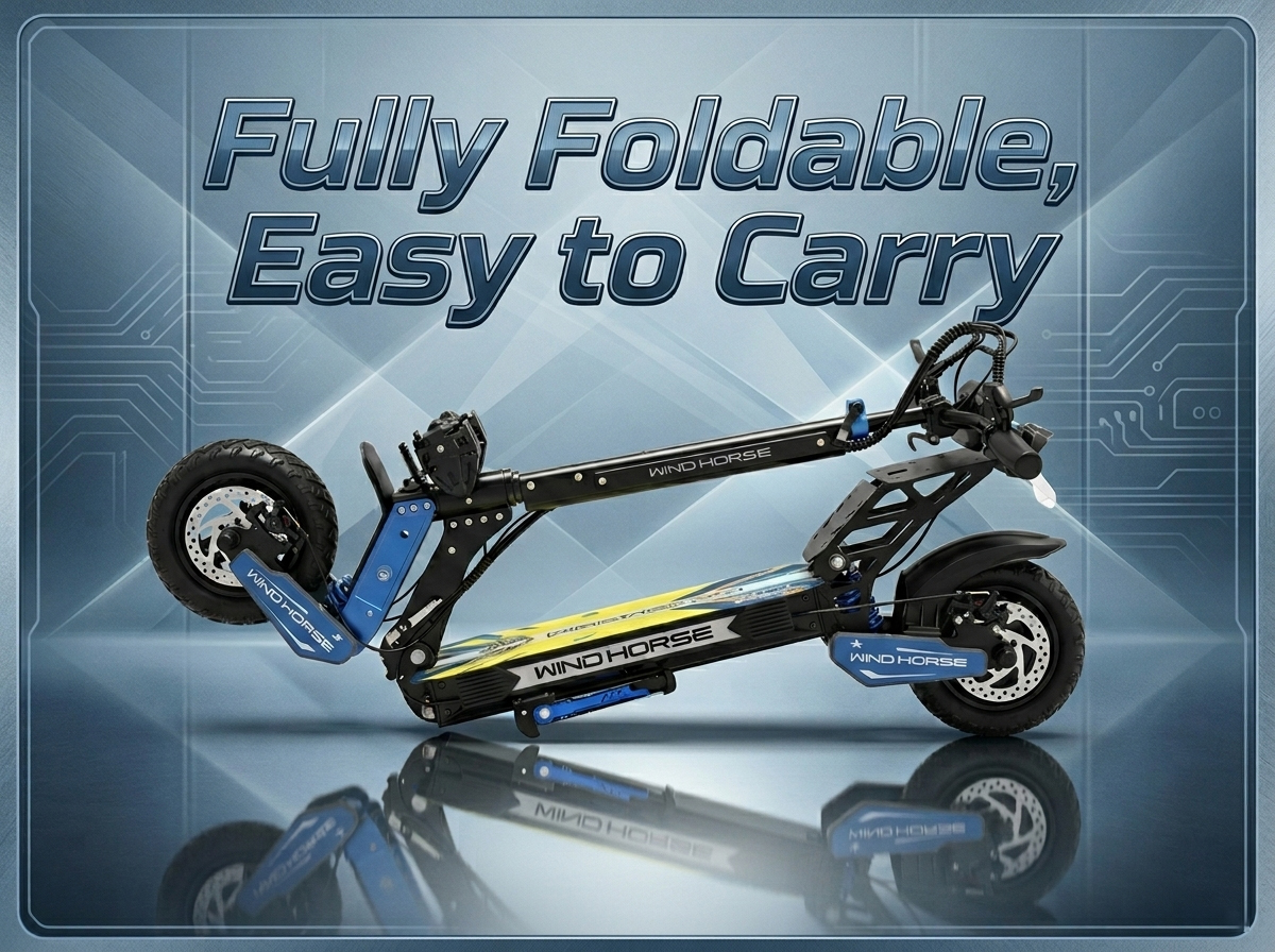 H7 Folding Electric Scooter 1500W - Image 8