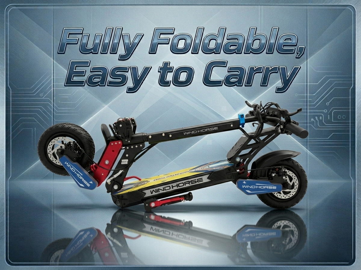 H7 Folding Electric Scooter 1500W - Image 16
