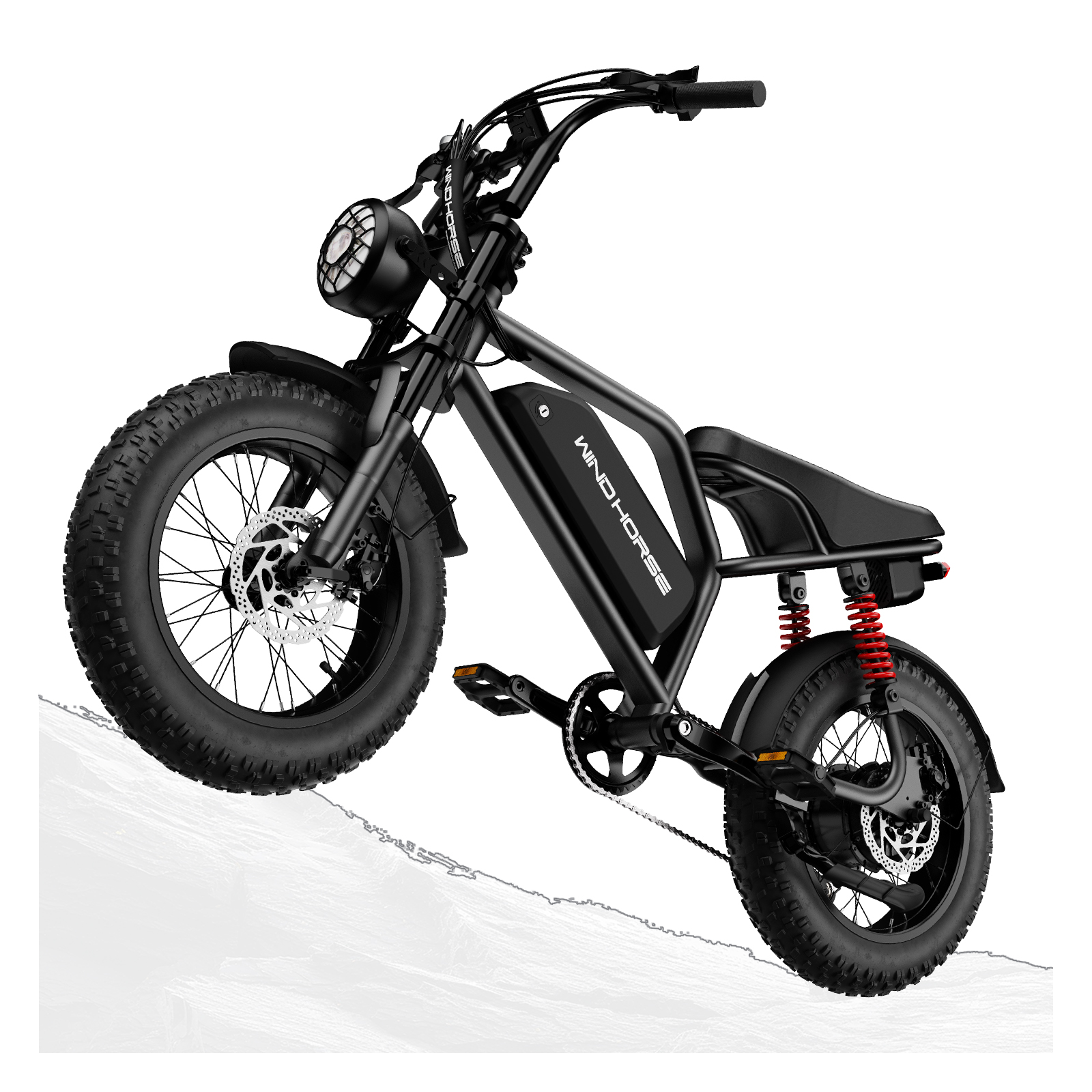 V8 Mini Electric Bike 750W - Image 2