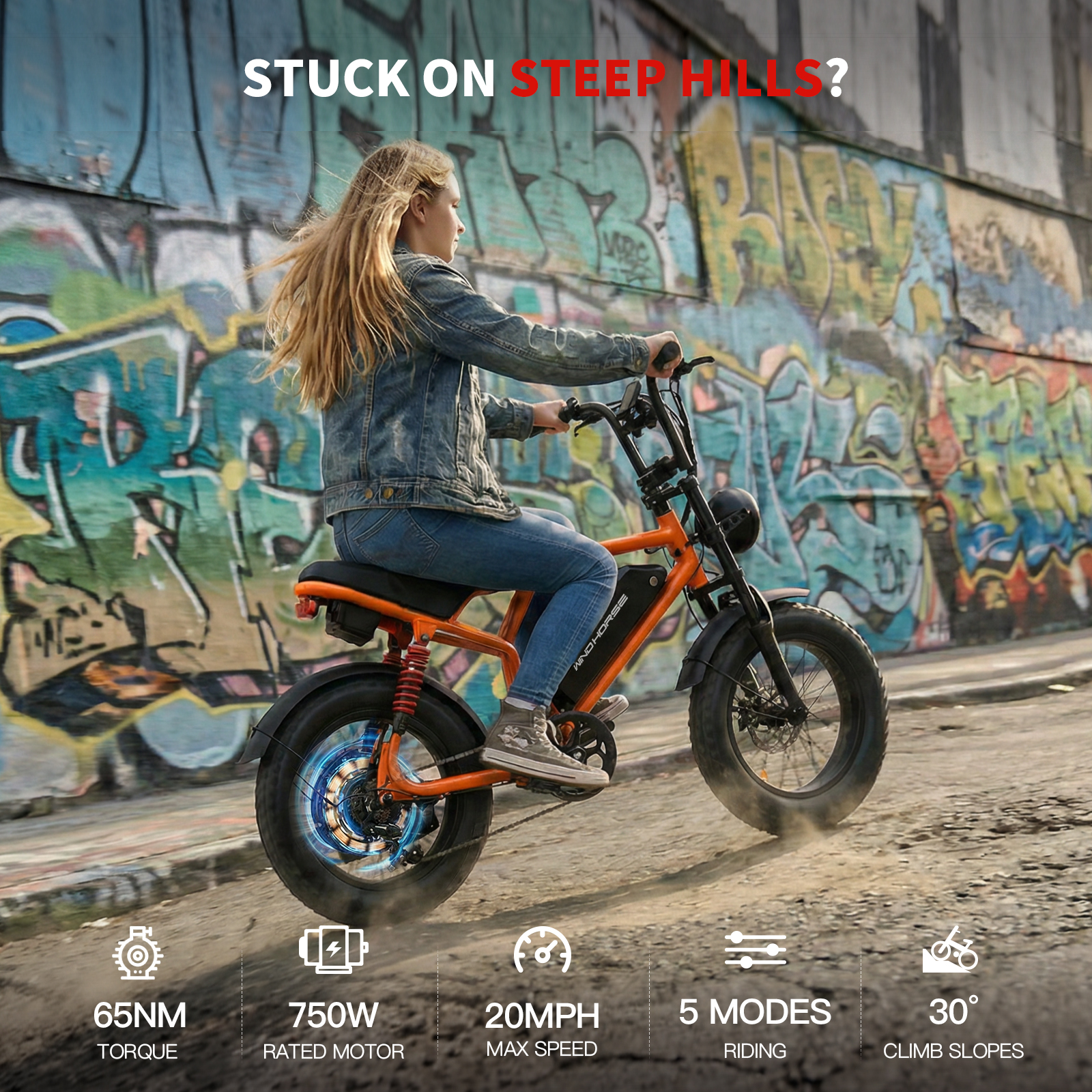 V8 Mini Electric Bike 750W - Image 13